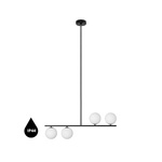 SUGURI A czarna lampa sufitowa w rozmiarze XL z podwyższoną szczelnością IP44 (SGA122RS66) - Ummo