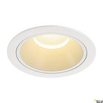 NUMINOS® DL XL, wewnętrzna oprawa sufitowa wpuszczana LED, biała/biała, 3000 K 55° (1004028) - SLV