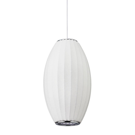 Lampa wisząca SILK BARREL biała 60 cm (ST-2335-30) - Step into Design
