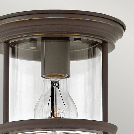 Lampa sufitowa Hadrian - Olejowany brąz (QN-HADRIAN-MINI-F-OZ-CLEAR) - Quintiesse