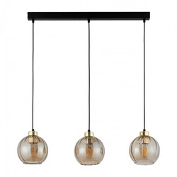 Lampa wisząca DEVI AMBER 3 PŁ LISTWA (4638) - TK Lighting