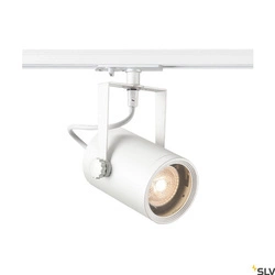 EURO SPOT, spot do szyny wysokonapięciowej 1-fazowej, QPAR51, kolor biały, maks. 25W, z adapterem 1-fazowym (143811) - SLV