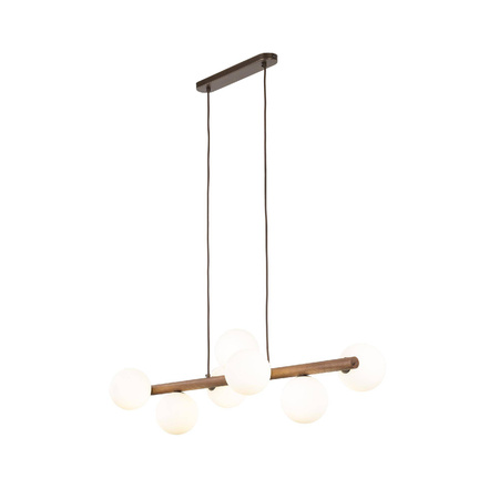 Lampa wisząca ESTERA WOOD ORZECH 7 PŁ (10272) - TK Lighting