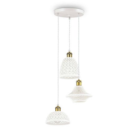 Lampa wisząca LUGANO Biały (LUGANO_SP3) - Ideal Lux