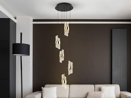 Iliada lampa wisząca 5L (631509) - Schuller