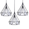 Lampa wisząca Diament Diamond III L (Abigali-CHNR3L-E27)