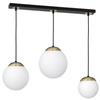 Lampa wisząca SPARTA BLACK / GOLD 3xE14 (MLP6500) - Milagro