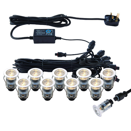 IkonPRO CCT 3000K/4000K 25mm kit IP67 0.75W (73347) - Saxby