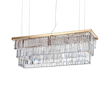Lampa wisząca MARTINEZ Złoty (MARTINEZ_SP8_ORO) - Ideal Lux