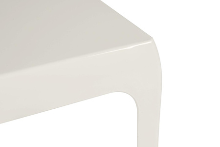 Stolik GHOST beżowy - poliwęglan (KH1501100197) - King Home