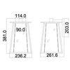 Kinkiet zewnętrzny Walker (HK-WALKER2-L) - Elstead Lighting
