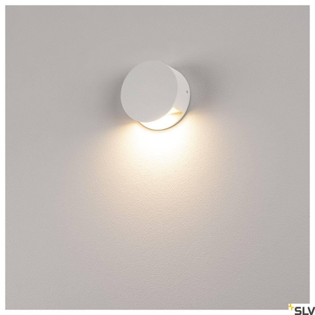 PEMA, lampa ścienna, LED, 3000 K, biała, 3,3 W (231010) - SLV