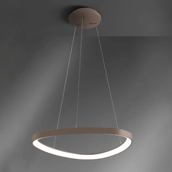 Lampa Wisząca LIFERING Kol. Beżowy, Ø 81 cm (0083.31.SA DIM WN) - Vivida