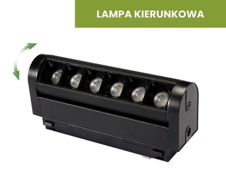 Lampa magnetyczna Ultra Slim DDCX35-ZD06B 6W 3000K - DomenoLED