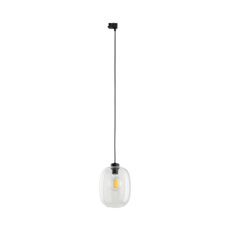 Lampa wisząca na szynie TRACER ELIO TRANSPARENT TRÓJOBWODOWY 1XE27 (10682) - TK Lighting