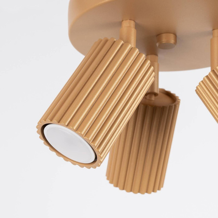 Plafon KARBON 3P złoty (SL.1563) - Sollux Lighting