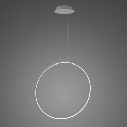 Lampa wisząca Ledowe Okręgi No.1 X 80cm 4k srebrna Dali (LA073/X_80_in_4k_silver_Dali) - ALTAVOLA DESIGN
