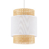Lampa wisząca BOHO biała 1 PŁ Ø 20 (6528) - TK Lighting