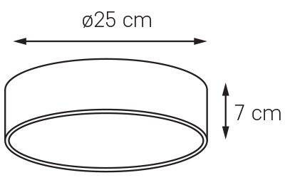 Plafon DISC S biały (30302101) - KASPA
