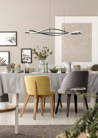 Lampa wisząca DOMENICO czarna (MD3544-1-3BT) - Zuma Line