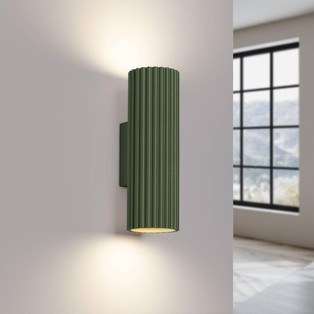 Kinkiet KARBON 20 zielony oliwkowy (SL.1657) - Sollux Lighting