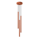 Lampa wisząca PASTELO 3P ochra czerwona (SL.1527) - Sollux Lighting