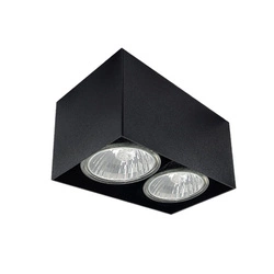 Plafon Cage out mini 0-2 - Czarny (70 mm)   (1076) - Brosline