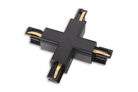 Łącznik "X" DOBAC TRACK czarny (MHT1-X-BK) - Maxlight