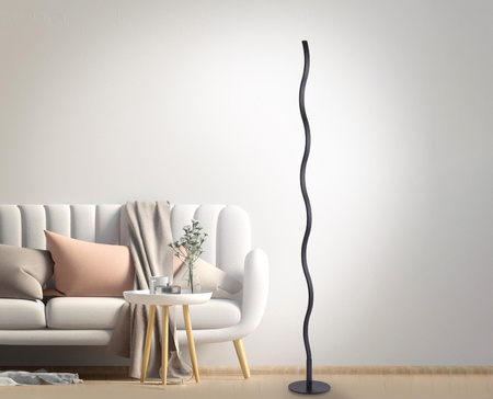 WAVE LAMPA PODŁOGOWA CZARNY (15168-18) - Paul Neuhaus