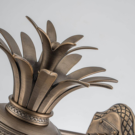 Średnia latarnia naścienna Plantation - 1 źródło światła - Oksydowany brąz (HK-PLANTATION-M-BU) - Hinkley