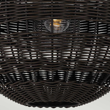 Lampa wisząca na taras Lindendale Western brąz (QZ-LINDENDALE-P-WT) - Elstead Lighting