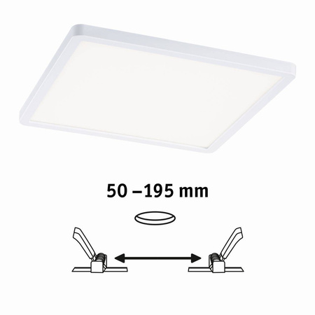 Plafoniera VariFit AREO LED DIM 16W 1400lm 4000K 230x230mm IP44 230V biały matowy / tworzywo sztuczne (PL93060) - PAULMANN