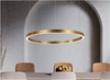 Lampa wisząca Midway duża złota LP-033/1P L GD Light Prestige