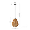Lampa wisząca BOHO SIBU 1xE27 Kobi Design (002166KOB) - KOBI LIGHT