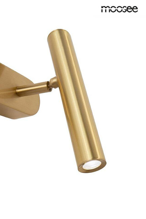 MOOSEE lampa ścienna BOY TUBE R złota (MSE1501100479) - Moosee