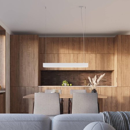 Nowoczesna lampa wisząca do kuchni SPARK biała (SL.1394) - Sollux Lighting