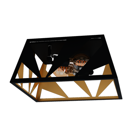 Lampa Sufitowa TABLONCITO czarna (39903) - EGLO