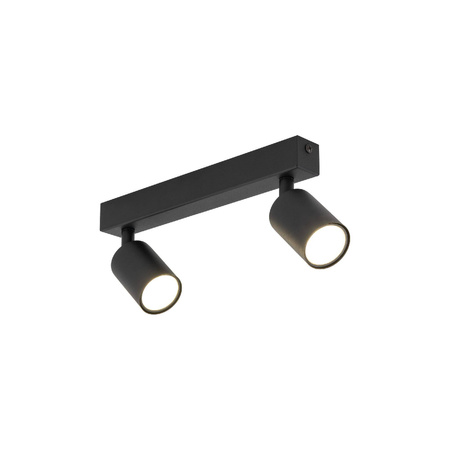 NEX BLACK 2XGU10 LAMPA SUFITOWA (10790) - TK Lighting