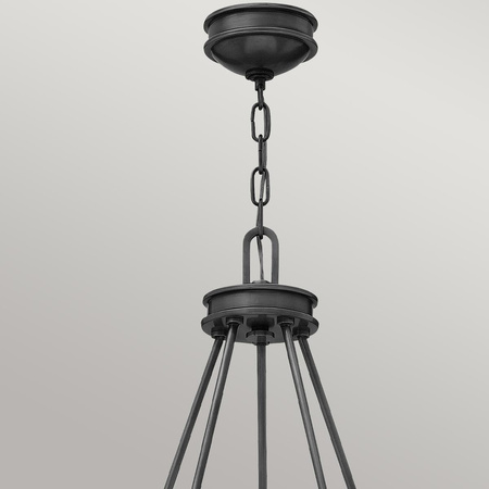 Żyrandol Collier - 5 źródeł światła - Zgaszona czerń (HK-COLLIER5-BX) - Elstead Lighting