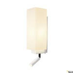 QUADRASS SPOT, lampa ścienna natynkowa LED indoor ze spotem LED i oprawą żarówki E27, kolor biały (1003429) - SLV