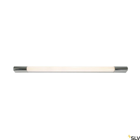 TRUKKO 90, lampa ścienna, LED, 3000K, chrom/kolor biały, wys. 90 cm, z zasilaczem LED (149772) - SLV