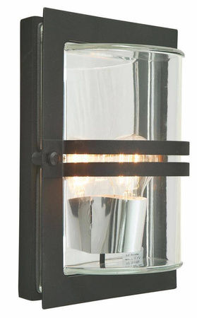 Kinkiet zewnętrzny BASEL 660 BLACK E27 LED 9W NO Norlys