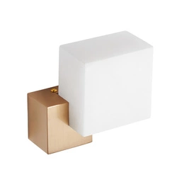 Ekskluzywny marmurowy kinkiet  CUBO LED złota 18 cm (ST-DL-8537 gold) - Step into Design