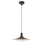 Lampa wisząca STOCKBURY Ø360 brąz (49456 - Eglo) - żyrandol