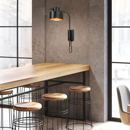 SCONCE BLACK- COOPER 1L (18135 Zambelis) - Zambelis