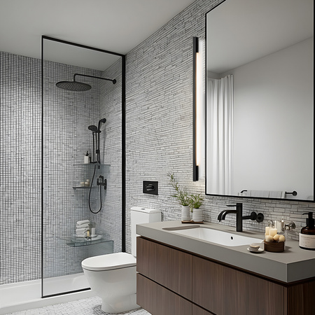 Minimalistyczny kinkiet listwa LED  ASSE (8054) - Argon