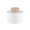 DUO WHITE JUTA LAMPA WISZĄCA 1 (1856) - TK Lighting