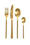 KARE zestaw sztućców GLORIA MATT GOLD 16 szt. (52631) - Kare Design