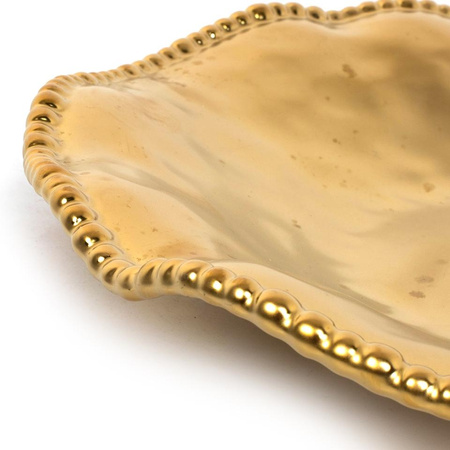 KARE komplet 2 półmisków BELL 36 cm       złoty (60498) - Kare Design