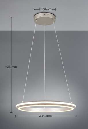 Nowoczesna lampa wisząca AMADOR (331010107) - Trio